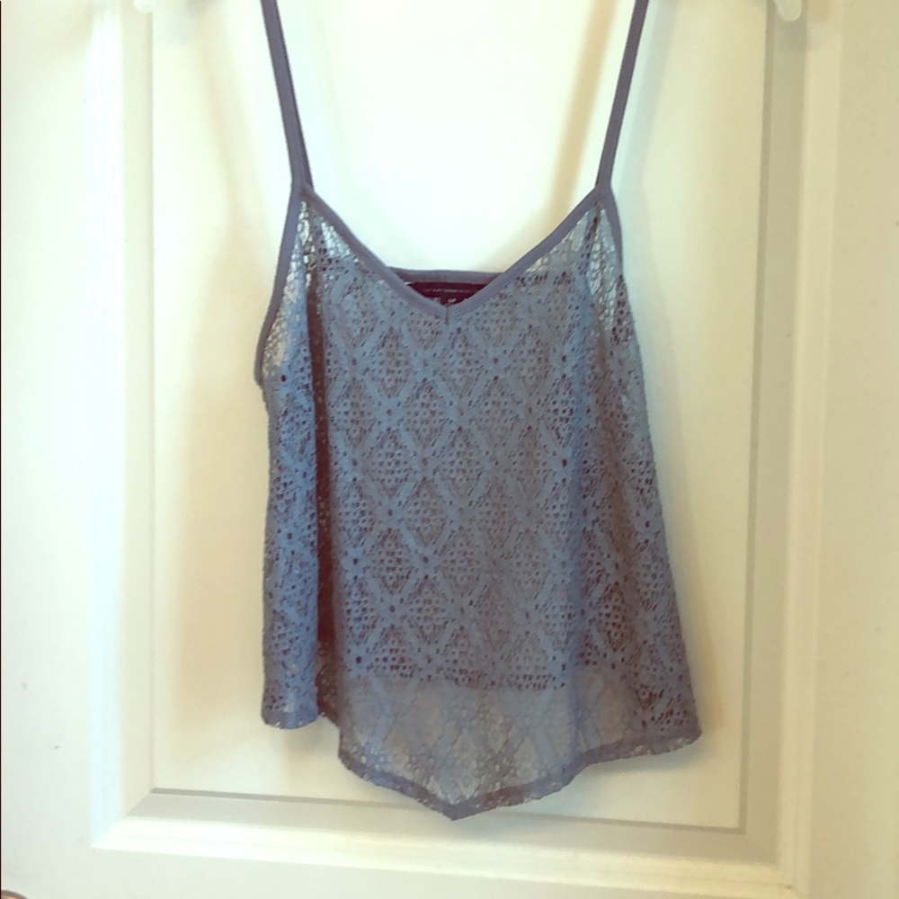 American eagle lace crop top